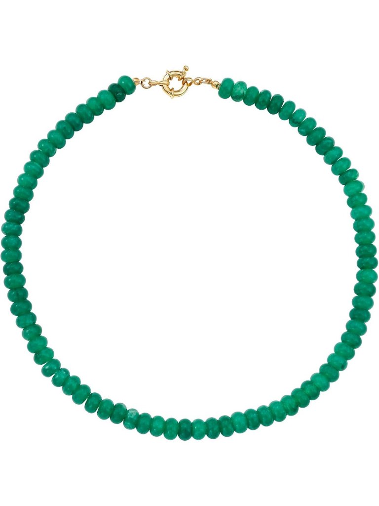 Colorful Gemstone Bead Choker Necklace For Women | Boho Beach Statement Jewelry
